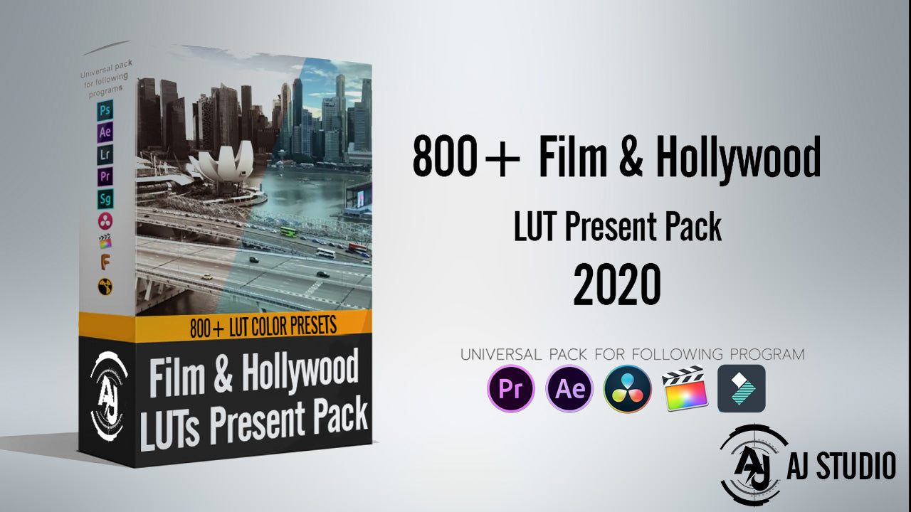 800+ Film & Hollywood Looks | LUT Color For All Editing Software